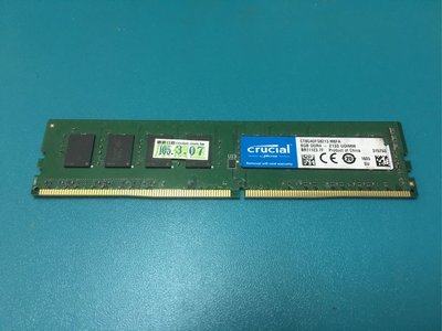 美光 DDR4 2133 8G RAM 記憶體 單面