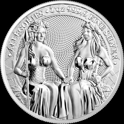 日耳曼尼亞 2021 紀念幣 德國女神 1oz 銀幣 原廠原證