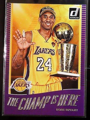 特賣-【CL】NBA球星卡 Kobe Bryant 科比 總冠軍 全明星 帕尼尼 收藏卡~