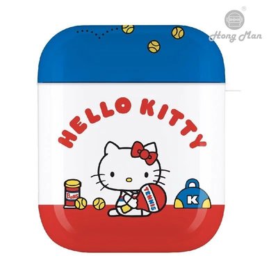 Sanrio 三麗鷗 AirPods / AirPods2 防塵耐磨保護套 Hello Kitty 凱蒂貓 俏皮網球