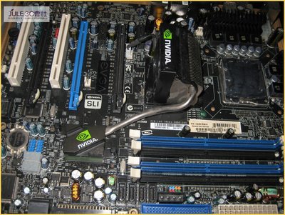 JULE 3C會社-艾維克eVGA nForce 680i 3-Way SLI nVidia 680i/DDR2 主機板