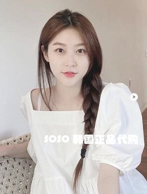 韓國設計師品牌 RE_L 正品代購 金賽綸同款 方領純色寬松連身裙▽