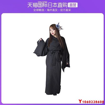 【熱賣精選】日本直郵PartyCityCosplay套裝花鳥風月日本和服性感可愛女黑色