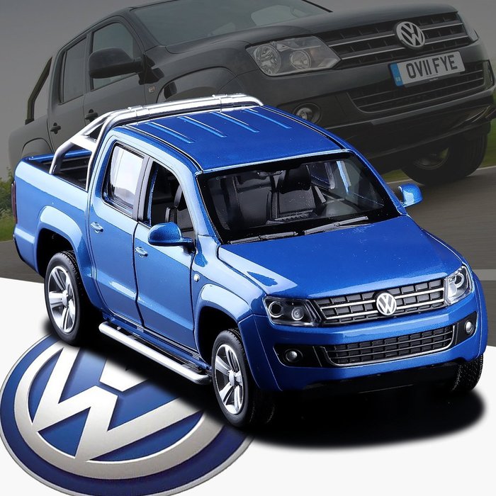 Bobo媽咪彩珀 132 福斯 Volkswagen Vw Amarok 皮卡車 越野車 聲光回力 現貨藍白紅 Yahoo奇摩拍賣