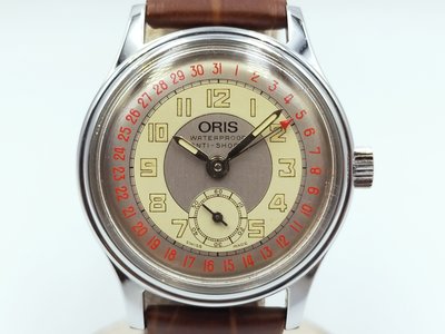 【發條盒子K0035】ORIS 豪利時 Pointer Date 6651不銹鋼手上鍊 6點小秒針日期顯示 經典中型錶款