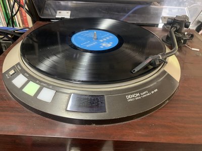 日本 DENON DP-50K 高階黑膠唱盤 附高級唱頭.針 品項漂亮  (誠可議)