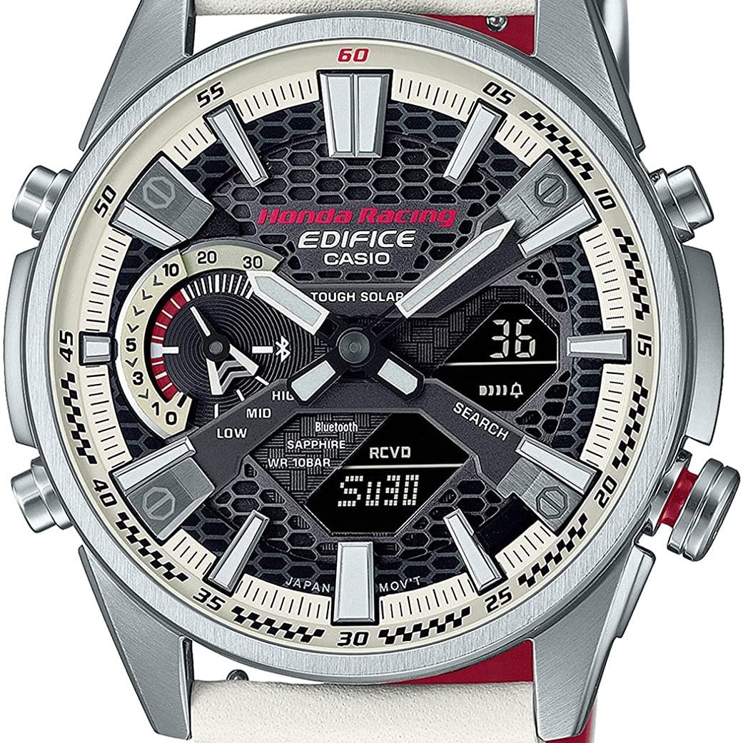 日本正版CASIO 卡西歐EDIFICE ECB-S100HR-1AJR Honda男錶手錶太陽能