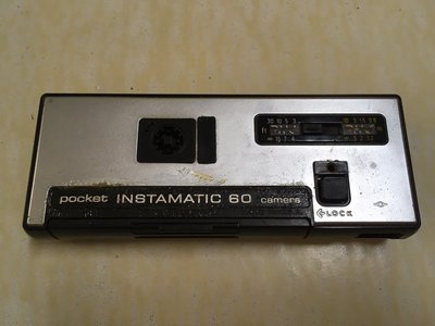 ．私人好貨．二手．箱01．相機．未測試 無電池【Kodak Pocket Instamatic 60 底片】中古 零件機