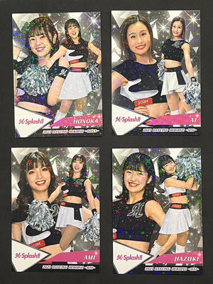 2023 BBM Dancing Heroine 日本職棒啦啦隊 羅德隊 亮面版平行卡 4張一起賣