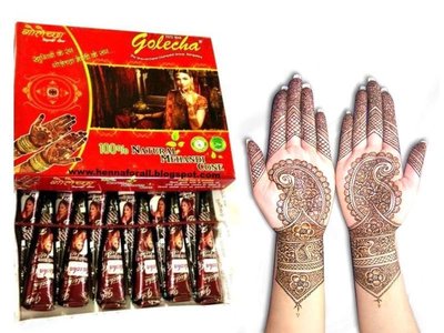 印度henna 指甲花彩繪 紋身膏 30g