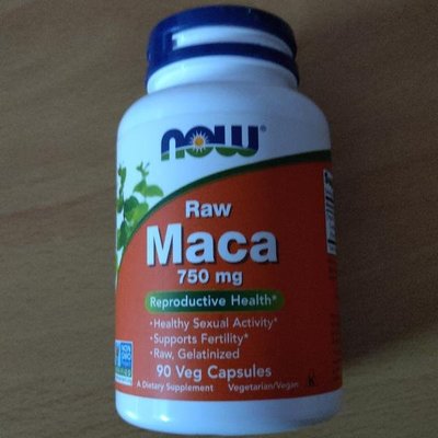 💪男人的好夥伴！健而婷Now foods 原生態 生瑪卡膠囊 750mg馬卡 90粒 6倍濃縮Raw Maca