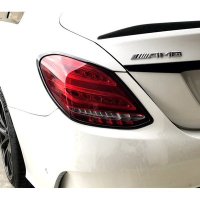 【JR佳睿精品】2014-UP Benz C W205 C250 C300 烤漆黑後燈框 尾燈框 改裝 配件 台灣製