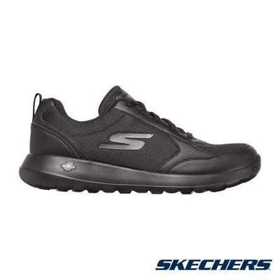 [風信子鞋坊]SKECHERS 超好穿GOWALK系列 舒緩足底筋膜炎 運動鞋 工作鞋(男)黑216166BBK