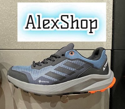 艾力克斯 ADIDAS TERREX TRAIL RIDER GORE-TEX 男 HQ1234 黑藍橘防水登山鞋鞋直6