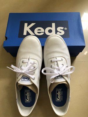 Keds白色休閒鞋 帆布鞋布鞋平底鞋