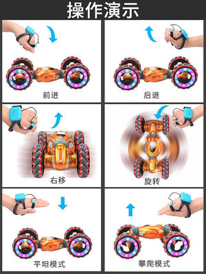 遙控玩具 玩具遙控車四驅車手勢感應變形扭變車超大號遙控汽車男孩禮物