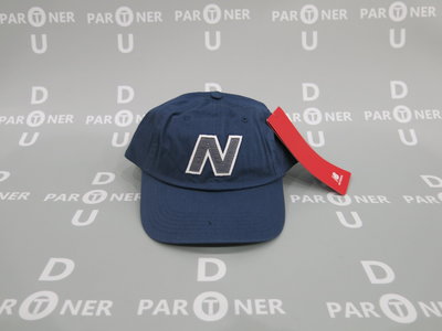 【Dou Partner】NEW BALANCE 經典刺繡 棒球帽 老帽 藍色 LAH21214NNY
