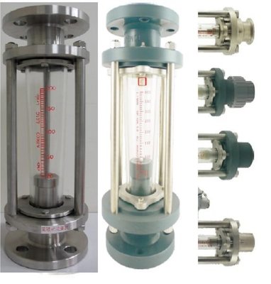 面積式流量計法蘭牙口衛生夾接由令插管化工不銹鋼SUS 304 316塑膠水空氣液體 氣體 Flowmeter