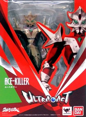 日本正版 萬代 ULTRA-ACT 超人力霸王 Ace Killer 可動 模型 公仔 日本代購