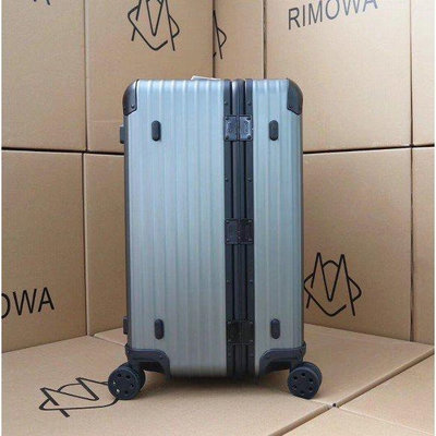 RIMOWA 日默瓦 蒙口合作款 923全鋁合金行李箱 槍色藍灰色 運動款