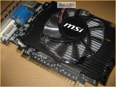 JULE 3C會社-微星MSI N620GT-MD2GD3 GT620/軍規/HDMI/DDR3/2G 顯示卡