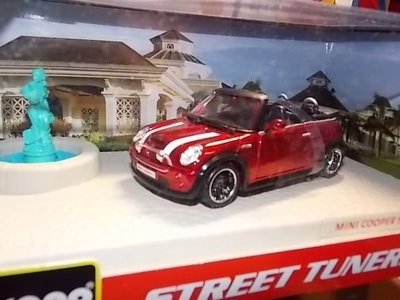 {車界模王}MINI COOPER 敞篷 精緻場景版 完美豋場!!!!!!!!!!