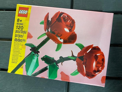樂高玩具LEGO 40460 40461樂高積木玩具 花朵 玫瑰花郁金香 永生花兒童玩具