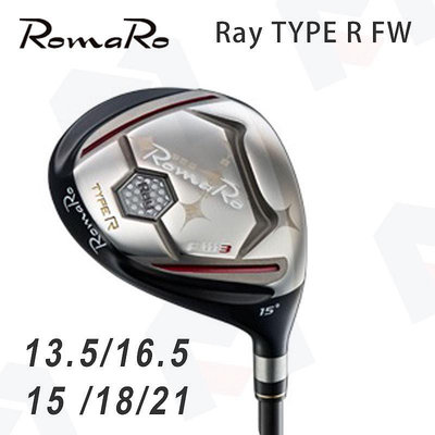 小夏高爾夫用品 日本原裝正品ROMARO Ray TYPE R球道木桿頭遠距離鈦面新款