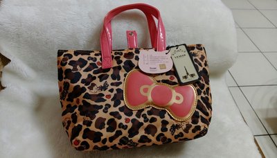 Hello Kitty(VEMAR)豹紋手提袋