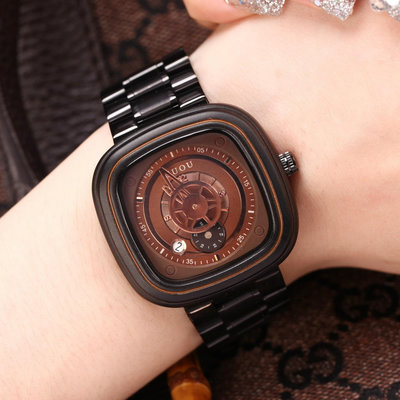 熱銷 古歐GUOU鋼帶女錶女士腕錶防水石英學生錶潮流時尚復古時裝錶手錶腕錶718 WG047