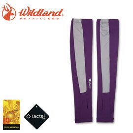 丹大戶外【Wildand】荒野 中性開洞抗UV透氣袖套 加長設計 長度至手背 W1801-53 紫色