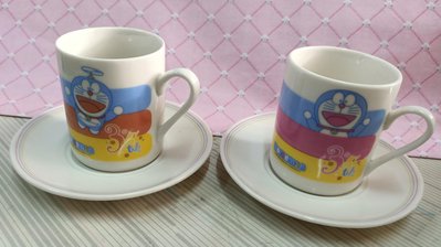 Doraemon 小叮噹 / 哆啦A夢 35周年 咖啡杯盤組2入