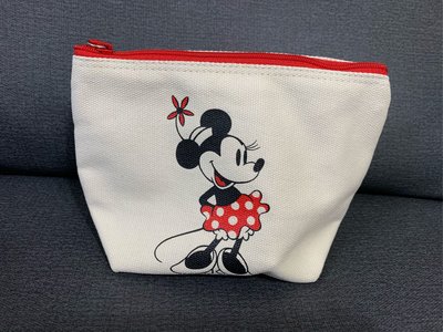 日本 東京 迪士尼 Disney 米妮 化妝包/萬用包/收納包