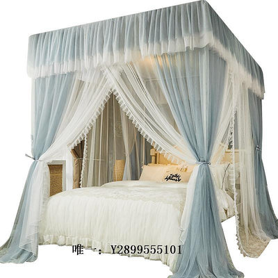 蚊帳蚊帳家用新款高級臥室宮廷公主風落地1.8m雙人1.5米床三開門防蚊罩
