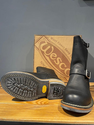 Wesco Boots - 9" Custom Boss 黑色工程師靴 機車靴 美國製 8E