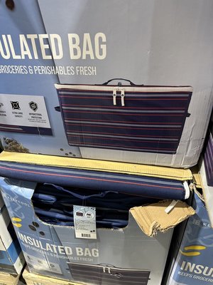 COSTCO好市多代購折疊式箱型保溫保冷購物袋1入