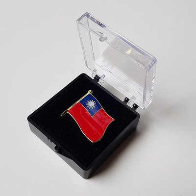 盒裝大台灣徽章，W2.5XH2公分。大尺寸台灣徽章