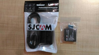 SJCAM SJ5000/ SJ4000/ M10雙槽座充+電池