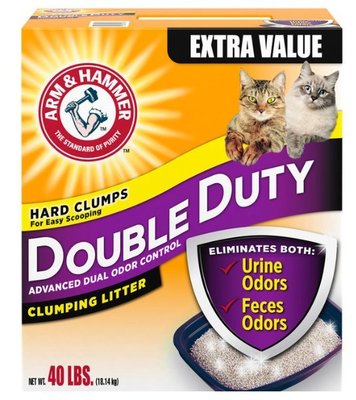 《Ｊ＆Ｐ代購免運》ARM &amp; HAMMER 鐵槌牌 加強除臭貓砂 18.14公斤 貓咪 寵物 清潔用品
