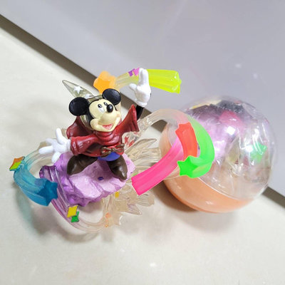 全新未拆封@Disney迪士尼魔幻場景扭蛋-米老鼠米奇yujin@轉蛋盲盒玩偶公仔人偶食玩娃娃玩具迷你模型卡通動漫