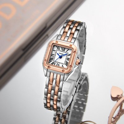 女士手錶韓式輕奢小方表方形防水爆款女表時尚石英表女表外貿手表