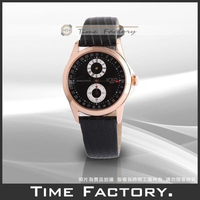 【時間工廠】全新原廠正品 HOGA 手上鍊典雅黑面皮帶機械錶 HG-868