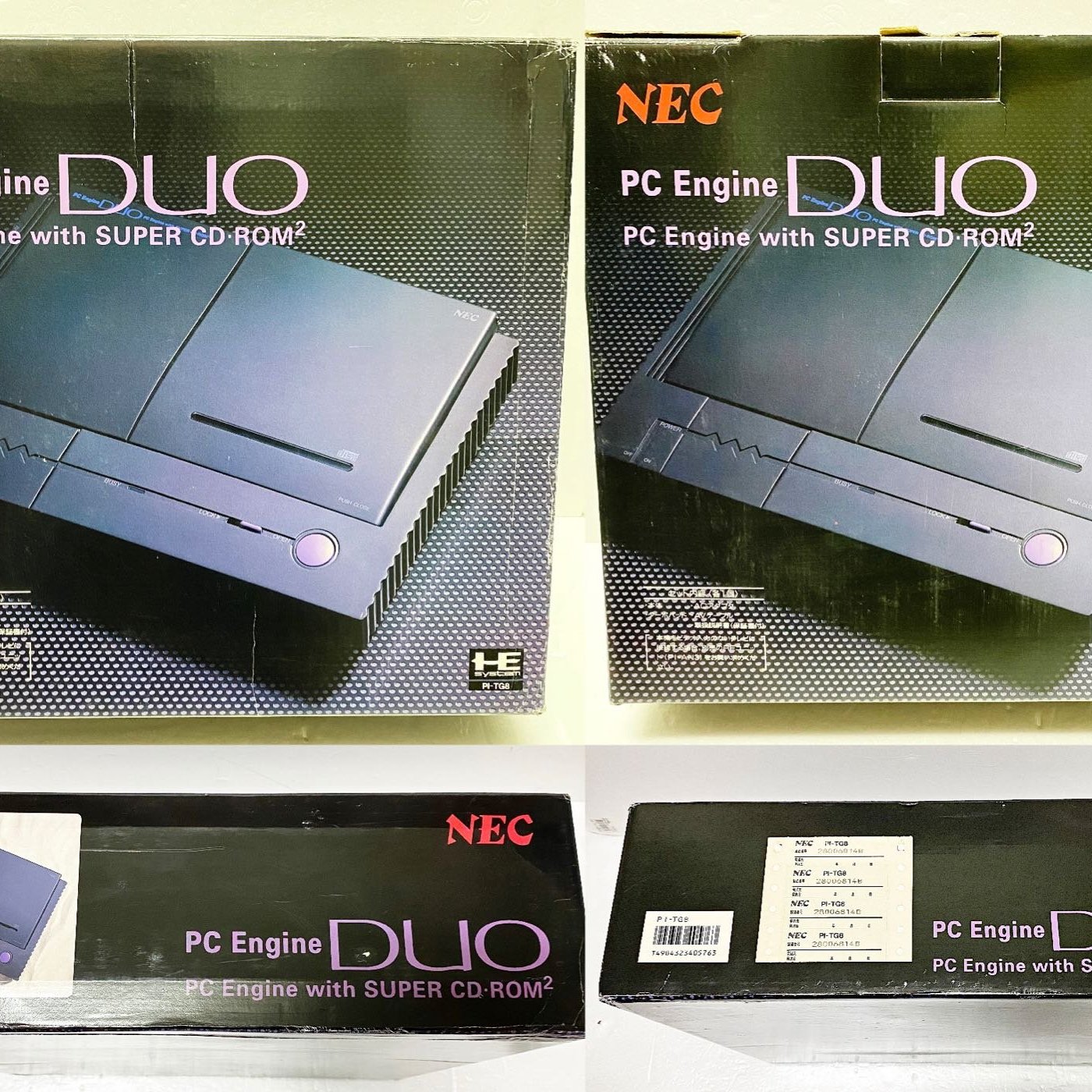 NEC PC Engine DUO with Super CD-Rom2 主機 PCE 二合一主機 日本製