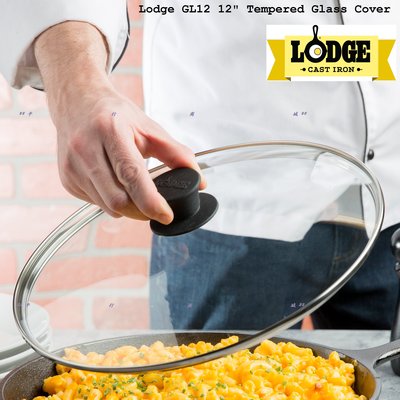 美國原裝Lodge 12" Tempered Glass Cover 12吋圓形玻璃鍋蓋 GL12 - 平行商城