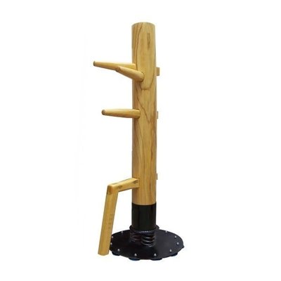 佛藝館   詠春拳木人樁 立式木人樁 彈簧式木人樁 實木（GA-0988）