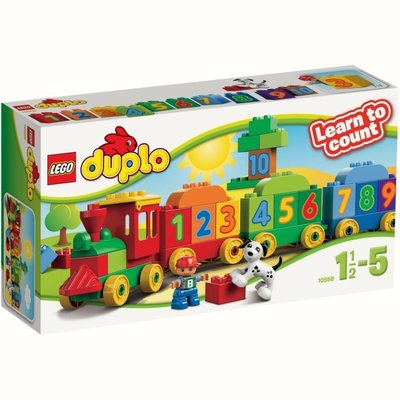 【日日小舖】 LEGO 樂高 10558 Duplo系列 得寶 數字火車 全新未拆封 外盒略舊 價格已經反應