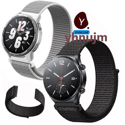 小米手錶 S1 Active Smartwatch 智能手錶錶帶尼龍錶帶尼龍錶帶小米 S1 主動智能手錶帶尼龍手錶魔術環