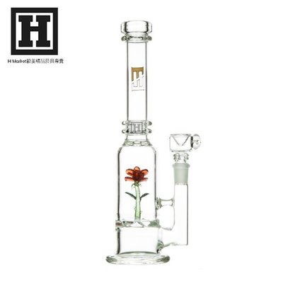 [H Market] 美國原裝進口 Empire Glass Rose 玫瑰 水煙斗 bong water pipe