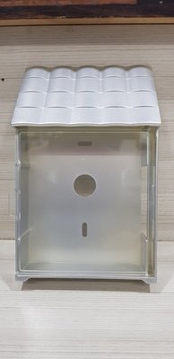 DIY水電材料 室外機防水盒開關箱(銀色)-可放置讀卡機/對講機 電鈴押扣 任何戶外需防水之裝置