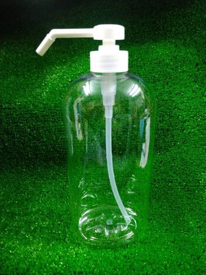 1000cc容量 透明PET瓶 +下壓式噴頭一組45元 空瓶 PET 酒精瓶 清潔液瓶 防疫 清毒液適用